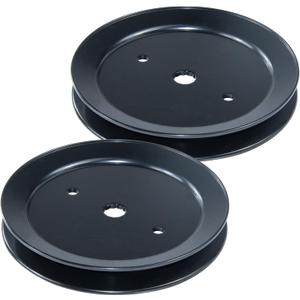 2 Pack 197473 Pulley Replaces 532197473, 532195945, 195945, 21546446 for Husqvarna 42" 46" YTH22V46, YTH18542, YTA18542, YTH20K46, YTH21K46, Craftsman YT3000, YT4000, YS4500, LT2000 Mowers