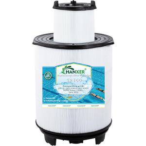 HANXER® System 3 S7M120 Inner and Outer Set Pool Filters- Replacement for SR300, 25021-0200S and 25022-0201S Pool Filter Cartridge, 300 Sq.Ft.