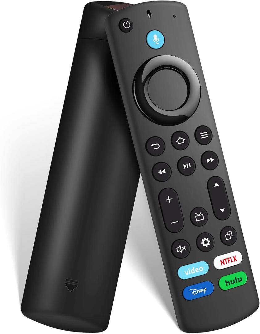 TV Stick Remote for Fire Smart Stick (HD, 4K, 4K Max, Lite),TV Cube, Remote for Hisense, TCL, Insignia, Omni, QLED Series Fire Smart TVs with Voice