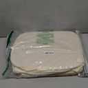 LONBET Laundry Basket with Lid, Made from Breathable Fabric | Aesthetic Clothes Hampers for Laundry with Side Handles & Sturdy Bamboo Frame (40 Gallons - Double, Beige)