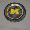 Westrick Michigan Wolverines 9" Paper Plates, 8 Pack – Officially Licensed University of Michigan Disposable Plates with Multicolor Logo – Tailgating, Game Day, Graduation Parties & Fan Celebrations