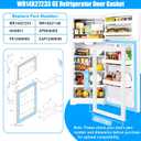 Upgraded WR14X27233 Refrigerator Door Gasket Compatible with GE Refrigerator Door Seal Replacement WR14X21148 4545801 AP6048405 Fresh Food Door Gasket For Hotpoint Fridge Door Gasket Seal Replacement