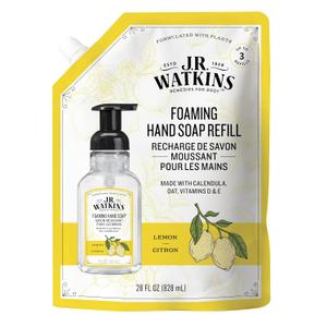 J.R. Watkins Liquid Foaming Hand Soap Lemon Refill, Pack of 1 (28 Fl Oz (Pack of 1))