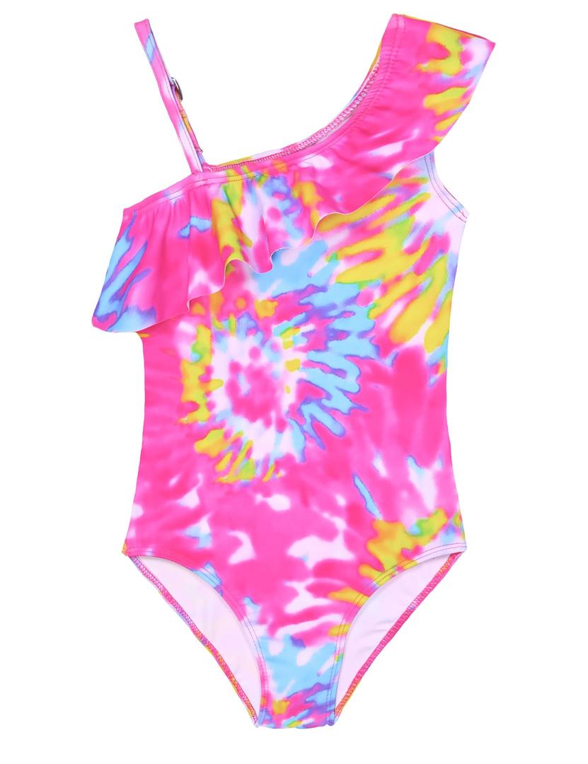 Snowheart Girls Swimsuit Toddler Bathing Suit One Piece Kids Swim Suit for 4t 5t Size 6-7 7-8 Swimwear