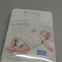 NoJo Safe Sleep Swaddle Blanket for Crib Safety for Newborns and Infants  Safe, Anti-Rollover Blanket, White