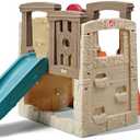 Step2 Woodland Climber II Kids Playset, Toddler Slide and Climbing Wall (75 x 47 x 53.75 inches)