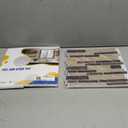 LONGKING 10-Sheet Brown Peel and Stick Backsplash Tile for Kitchen, Vinyl 3D Self-Adhesive Tile Stickers for Kitchen, Bathroom, Counter Top (Tan)