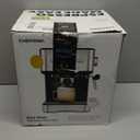 Chefman 6-in-1 Espresso Machine with Steamer, One-Touch Single or Double Shot Maker, Coffee Cappuccino Machine, Latte Built-In Milk Frother Stainless Steel