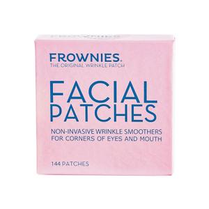Frownies Facial Patches for Wrinkles on the Corner of Eyes & Mouth - Hypoallergenic Anti-Wrinkle Face Tape - Wrinkle Patch to Smooth & Soften Crows Feet & Smile Lines - For Overnight Use, 144 Patches