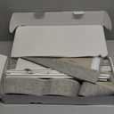 AJAZZ 100% Blackout Accordion Door Curtain Invisible Folding Door Accordion Doors Interior for Bedroom Living Room Doorway Curtain Sets Included Tracks (1 Pack, 72W x 79 L, Grey)