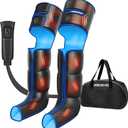 Leg Massager with Heat and Compression, FSA HSA Eligible, Foot Calf & Thigh Air Massager for Circulation and Relaxation 6 Modes 3 Intensities 2 Heat Levels
