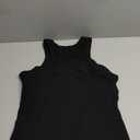 SUUKSESS Women Padded Cotton Ribbed Tank Tops 2025 High Neck Racerback Basic Tops, L