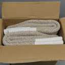 Collapsible Laundry for Hamper,Medium Large Storage Bins Fabric Storage Box, Closet Organizer,Hampers Foldable Fabric Storage Basket, Solid Storage Toy Box With Handle, Used to Organize (L16W11.4H15.9, White Brown)