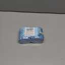 LaRibbons Christmas Wired Ribbon 2.5 inch Double Faced Blue Snowflakes and Striped Christmas Ribbon for Tree Garland, Wreath Bow, Xmas Crafts Decorations, 2 Rolls 10 Yards Total