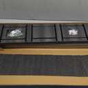 EALLRINEC Floating Shelves - 24 Inch Wall Mounted Set of 3 Rustic Wood Shelves for Wall Decor and Living Room Storage (Brown)