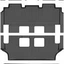 HAFIDI Floor Mats & Cargo Liner Set Fit for Honda Odyssey 2011-2017 All Weather Protection TPE Anti-Slip Automotive Full Set Floor Liners Custom Accessories - Black