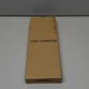 GenSwin Flameless Taper Candles with Remote Timer, Real Wax LED Flickering Candlesticks Battery Operated 3D Wick for Wedding, Party, Home(Ivory, 9.84", Set of 3)