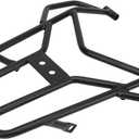 Akozon Motorcycle Luggage Rack, Metal Black Rear Cargo Carrier Shelf Holder Luggage Carrier Rack Fit for CRF300L CRF300 CRF250L CRF250