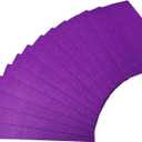 2 x Jtnohx Stiff Craft Felt Sheets, 2mm Thick Felt Fabric for Crafts, 12pcs 7 x 11.3 inch Color Felt Squares for Sewing (Purple)