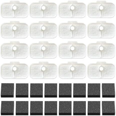 12-Pack Cat Water Fountain Filter Replacement for Petlibro - Pre-Filter Sponges Compatible with PLWF105, PLWF115, PLWF005-8 Months Set of Replacement Filters for Ultra Quiet Pet Water Fountain
