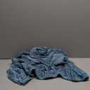 Tallew 4 Pcs Office Chair Covers Set Computer Universal Protective Stretchable Chair Seat Covers Desk Armrest Slipcovers Pads Office Cushion Backrest for Rotating(Lake Blue)