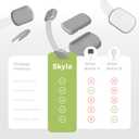 Baby Proofing Child Safety Locks (16 Pack) by Skyla Homes - The Safest, Quickest and Easiest 3M Adhesive Cabinet Latches, No Screws & Magnets, Multi-Purpose for Furniture, Kitchen, Ovens, Toilet Seats (Gray)