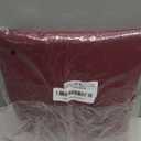 SpaceDresser Basic Rod Pocket Sheer Voile Window Curtain Panels Burgundy 1 Pair 2 Panels 52 Width 96 Inch Long for Kitchen Bedroom Children Living Room Yard(Burgundy,52 W x 96 L)