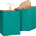 Mr. Pen- Paper Gift Bags with Handles, 60 Pack, 7.6" x 4.7" x 10.6"