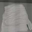 Women's Sexy Ruched Side Slit Mesh Bodycon Short Mini Skirt Night Out Party, Medium