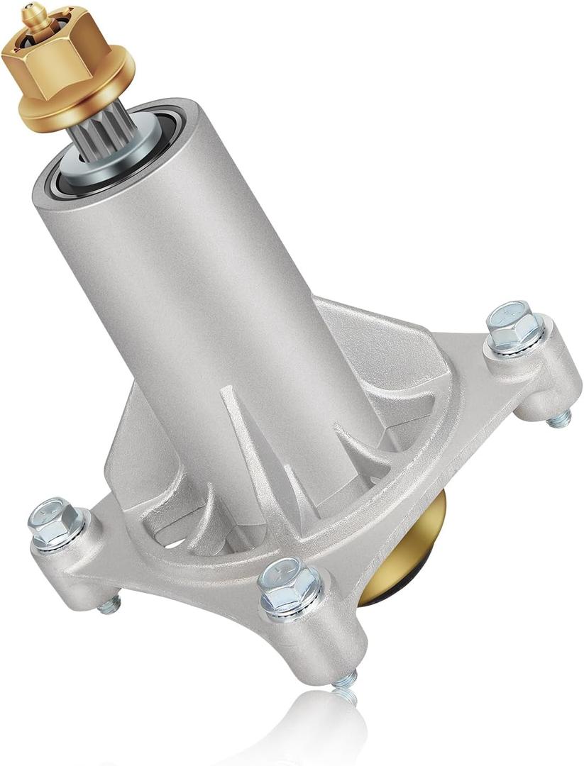 Lawn Mower Spindle for Husqvarna YTH24V48 Ariens Craftsman Poulan Jonsered Murray Mandrel Assembly Replacement Part Number 532187292 532192870 187292 532187281 21546238 21546299 Mower Mandrel Spindle