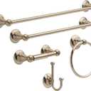 Delta Faucet Porter 24 inch Towel Bar, SpotShield Brushed Nickel , Bathroom Accessories, PTR24-BN