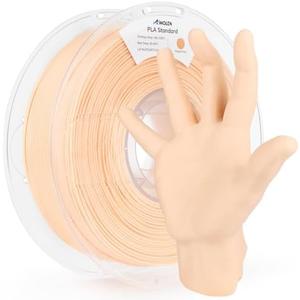AMOLEN 3D Printer Filament PLA, True High Speed 600mm/s 1.75mm PLA Filament Peach Fuzz (Flesh color)PLA, 1KG/2.2lb, Dimensional Accuracy +/- 0.02 mm, Smooth & Non-Tangle, Fits for Most FDM 3D Printer