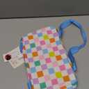Rainbow Checkered Mini Cooler Bag