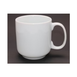 6 pcs White Ceramic Coffee Mugs 11oz Blank Ceramic Classic Drinking Cup Mugs For Milk Tea Cola Water