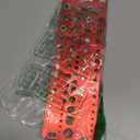 Manalete Thread Checker, 55 Nut and Bolt Thread Checker, Screw Size and Thread Identifier Gauge with 19 Standard & 17 Metric &19 Drill Bit Gauges, Bolt Size Finder for Quickly Identify Thread Sizes (Red)