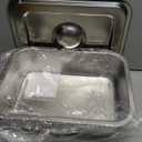 4 Inch Extra Deep Lasagna Baking Pan with Lid, 11x14 Inch 7.4QT Large Stainless Steel Nonstick Lasagna Baking Roasting Pans Casserole Dishes for Oven with Lids(M, 1 Pack)