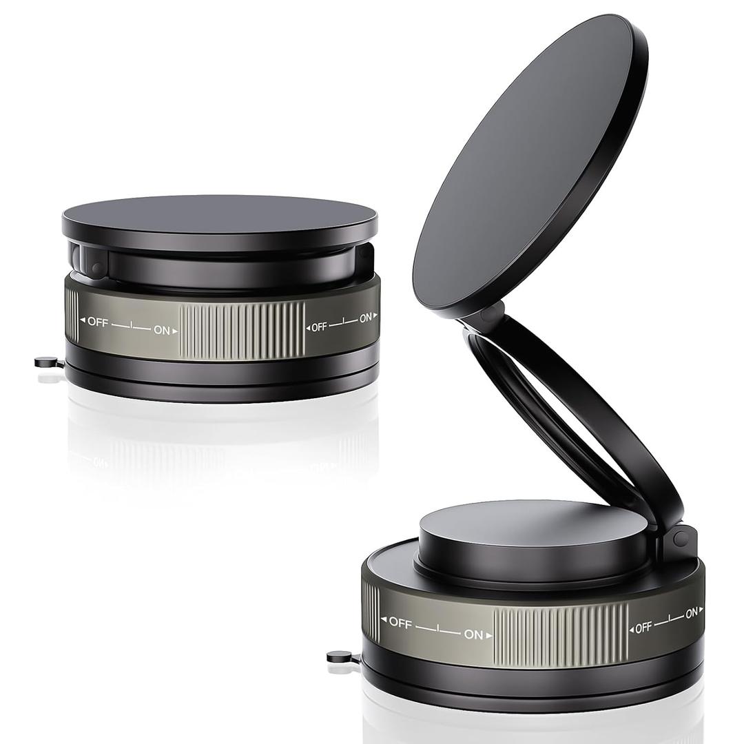 2Pack Magnetic Car Phone Holder for Magsafe Mount,360 Adjustable Foldable and Retractable Car Phone Mount, Foldable sticker Ultra Strong Suction Cup for iPhone 17 Pro Max/Air/17 Pro/16 ProMax/15 Plus