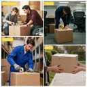 Clear Packing Tape 36 Rolls (2.0 Mil, 2 Inch x 55 Yards) Heavy Duty Shipping & Moving Tape Strong Adhesive Box Sealing Tape for Packing, Storage & Office