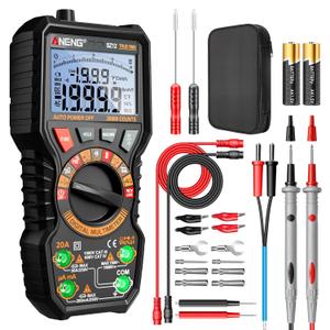 ANENG Multimeter,TRMS 20000 Counts Magnetic Digital Tester with High Resolution Auto Ranging MAX/MIN Voltmeter Measures AC/DC Voltage,Current,Resistance,Capacitance, NCV,Data Hold Amp for Automotive