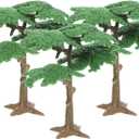 3PCS Diorama Trees,4.13Inch Miniature Trees for Crafts Simulation Plant for Train Scenery Building Models DIY Dollhouse Accessories