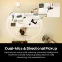 Insta360 Link 2 Pro  4K PTZ Webcam for PC/Mac, 1/1.3 Sensor, Low-Light, AI Tracking, HDR, Directional Noise-Canceling Mics, Supports Stream Deck, Zoom, Teams, Twitch for Streaming or Meetings (Graphite Black)