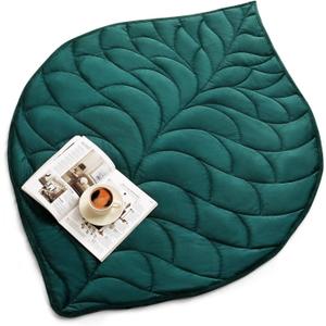 Kaisa Weighted Lap Blanket 7 lbs 41" x 53", Cozy Luxury Crystal Velvet Small Weighted Blanket for Adults, Portable Travel Weighted Blanket for Relaxation, All-Season Blanket, Machine Washable, Green