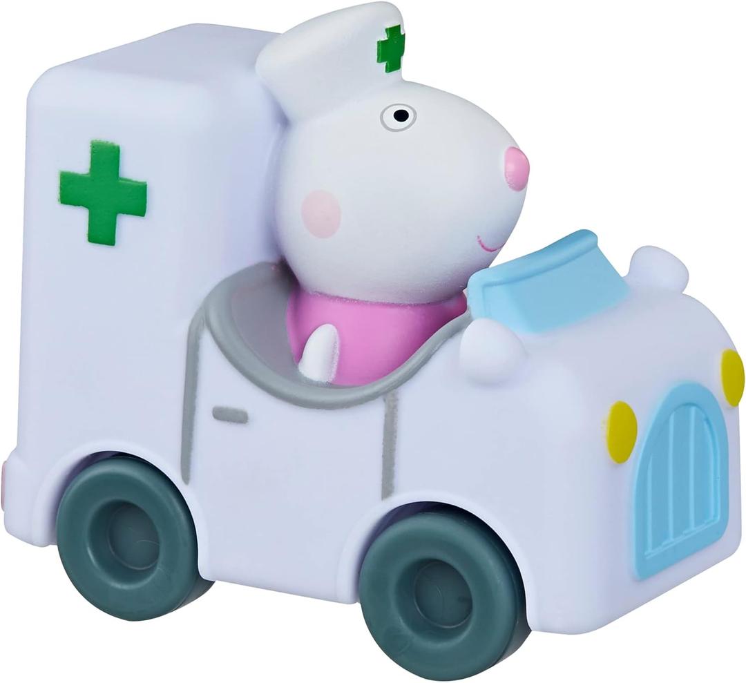 Hasbro Peppa Pig Little Buggies - Suzy Sheep in Ambulance Toy Vehicle Play Figure