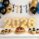 2026 LED Marquee Light Up Numbers, 4 LED Marquee Numbers for New Year Decorations 2026 graduation decorationsClass of 2026 Graduation Decorations Sign for Kindergarten Preschool High School College Wall Table Decor Party Supplies