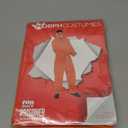 fun shack Prisoner Costume Men,Inmate Costume Men, Convict Costumes, Halloween Costumes for Adults (Large)