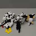 Spiral Car Seat Baby Toys 0-6 Months, Infant Carseat High Contrast Sensory Toys Hanging Stroller Accessories, Newborn Shower Gifts for Baby Boys Essentials Stuff, Cute Black and White Cow