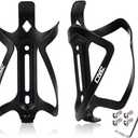 CNC Bike Water Bottle Holder, 2-Pack Bike Water Bottle Cage for Road Bike/Mountain BikeBlack
