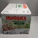 Huggies Natural Care Sensitive Baby Wipes, Unscented, Hypoallergenic, 99% Purified Water, 12 Flip-Top Packs (768 Wipes Total), 