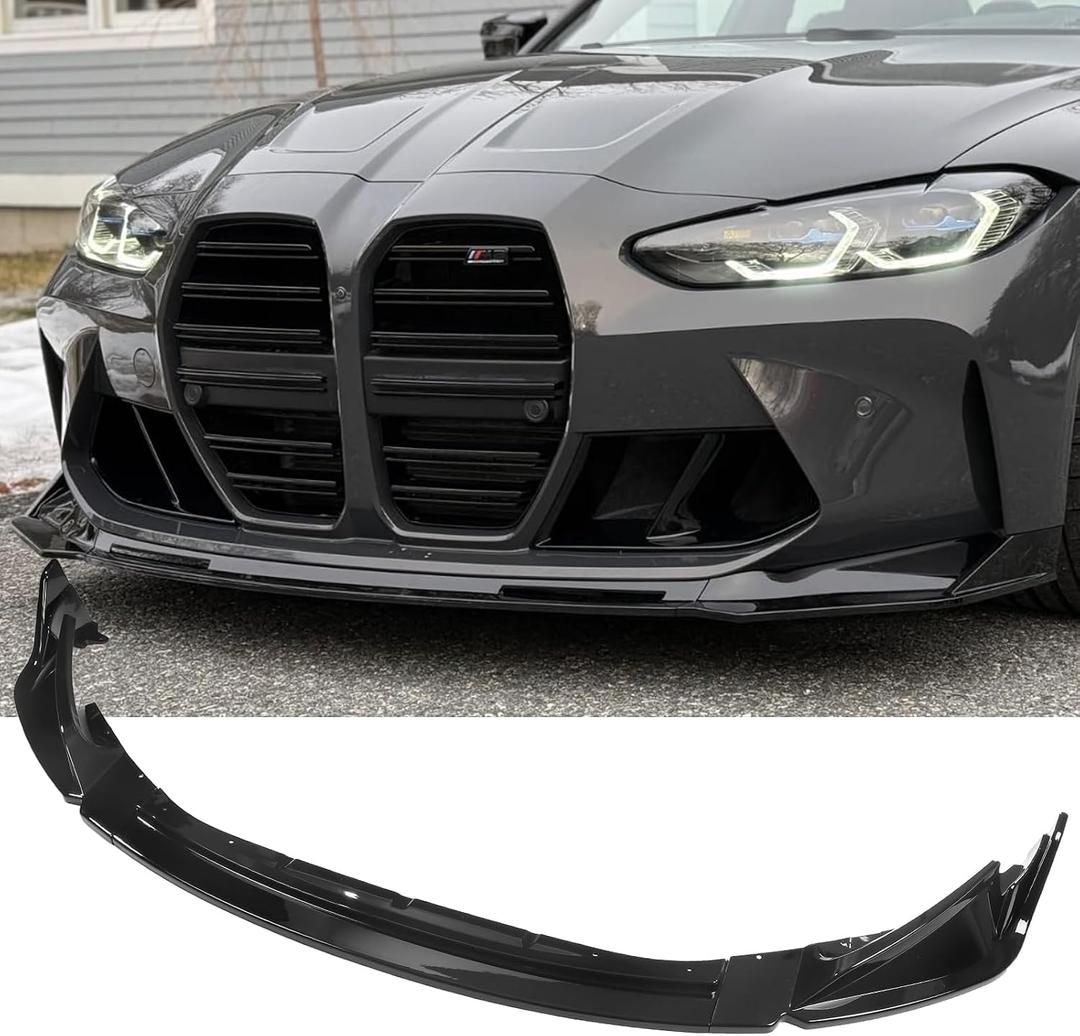 Front Lip for BMW M3 G80 M4 G82 Front Bumper Lip for 2021-2026 BMW M3 M4