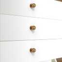 10 x 10 Pack Antique Brass Cabinet Knobs Single Hole Cabinet Pulls Round Kitchen Cabinet Knobs Drawer Knobs